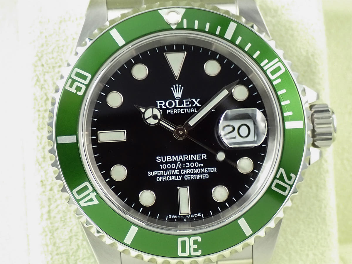 ロレックス サブマリーナー デイト Ref.16610LV ブラック文字盤 中古 YX2M15P2