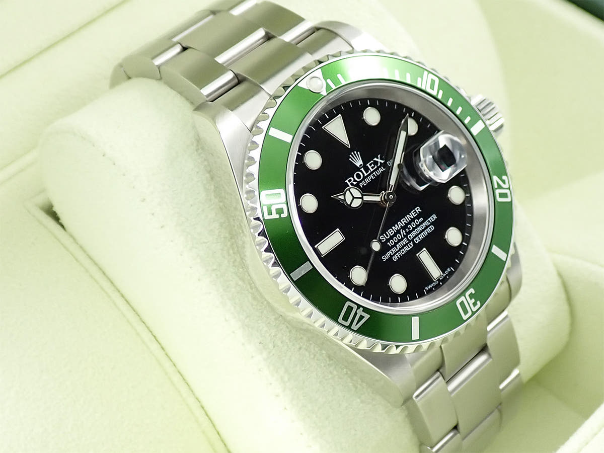 ロレックス サブマリーナー デイト Ref.16610LV ブラック文字盤 中古 YX2M15P2
