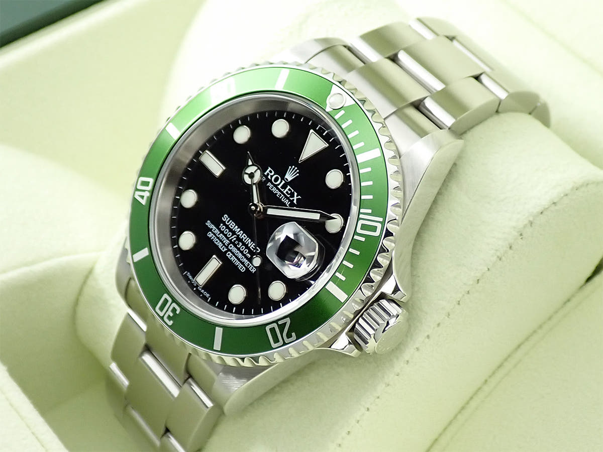 ロレックス サブマリーナー デイト Ref.16610LV ブラック文字盤 中古 YX2M15P2