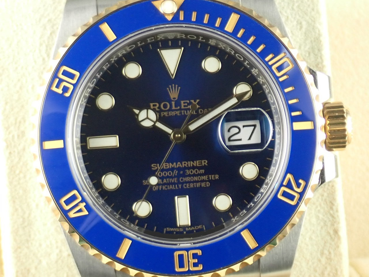 Rolex Submariner combination model blue sub &lt;warranty, box, etc.&gt;