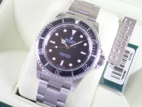 ロレックス サブマリーナー Ref.14060M ブラック文字盤 未使用 submariner-32