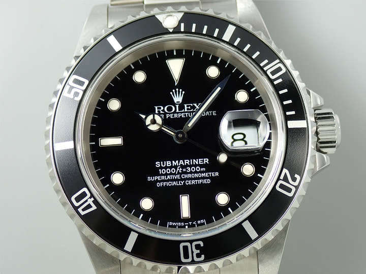 ロレックス サブマリーナー デイト Ref.16610 ブラック文字盤 極美品 F9759009