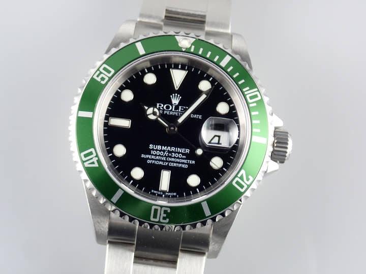 ロレックス サブマリーナー Ref.16610LV ブラック文字盤 中古 submariner-331