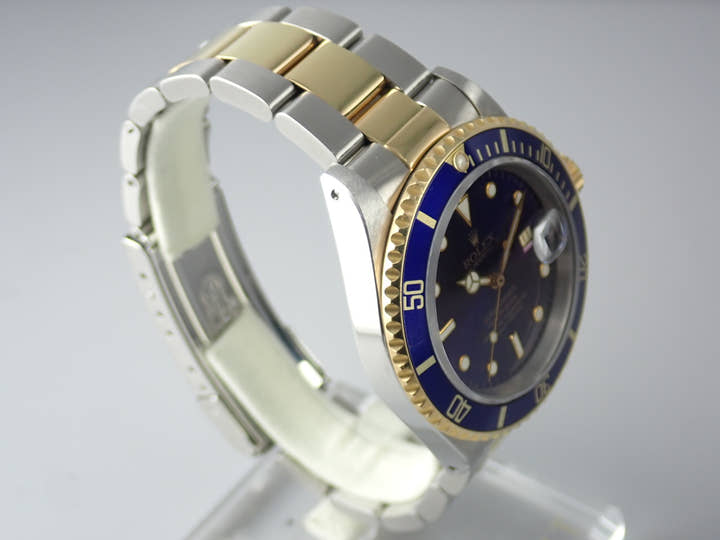 ロレックス サブマリーナー Ref.16613 ブルー文字盤 中古 submariner-336
