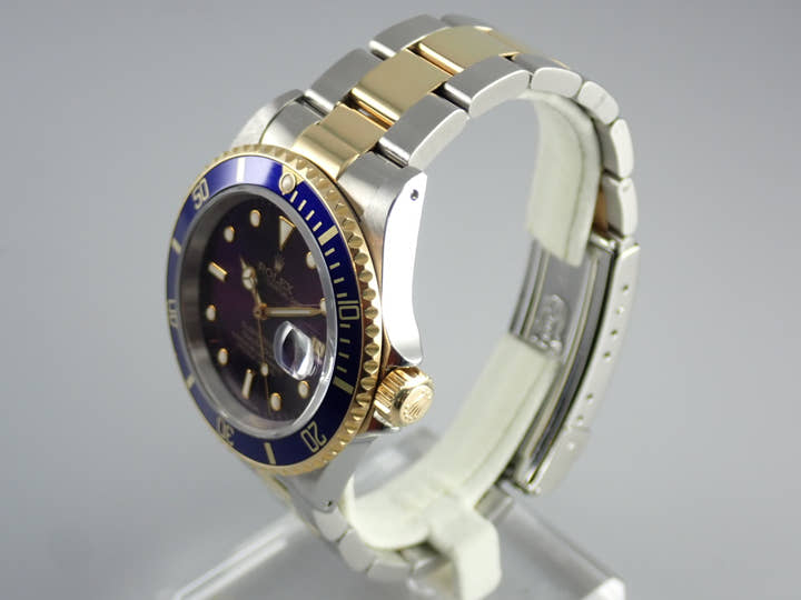 ロレックス サブマリーナー Ref.16613 ブルー文字盤 中古 submariner-336