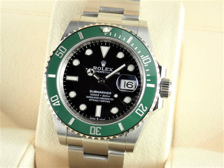 ロレックス サブマリーナー Ref.126610LV ブラック文字盤 未使用 submariner-337