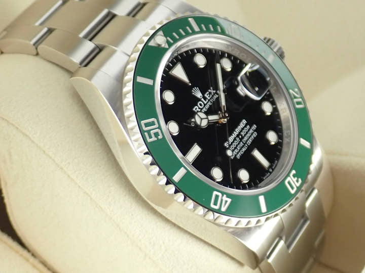 ロレックス サブマリーナー Ref.126610LV ブラック文字盤 未使用 submariner-337