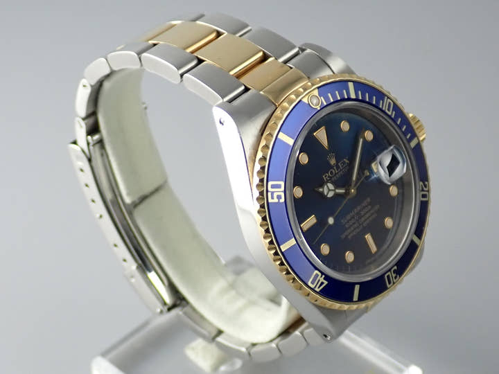 ロレックス サブマリーナー Ref.16803 ブルー文字盤 中古 submariner-344