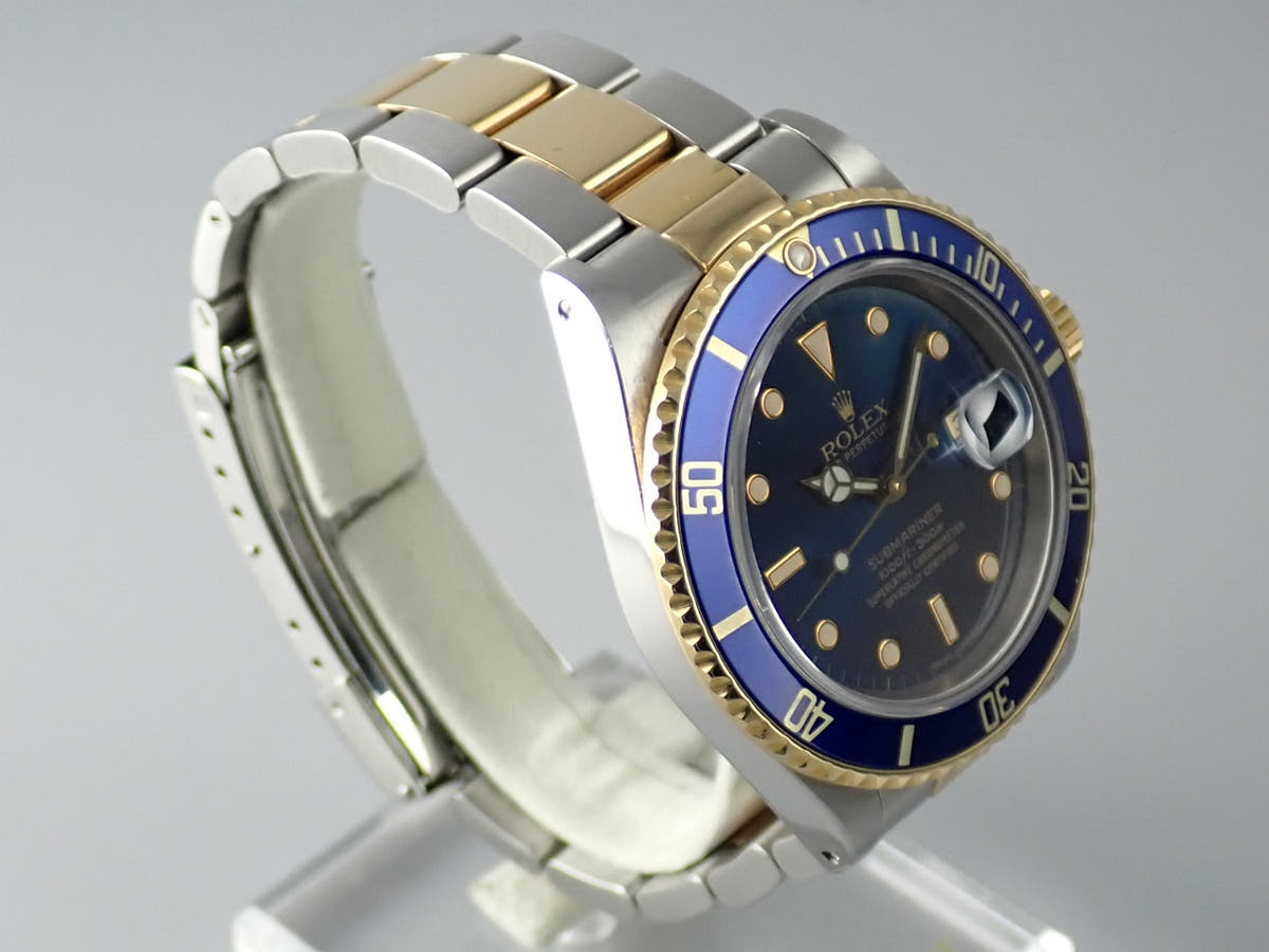 ロレックス サブマリーナー Ref.16803 ブルー文字盤 中古 submariner-344