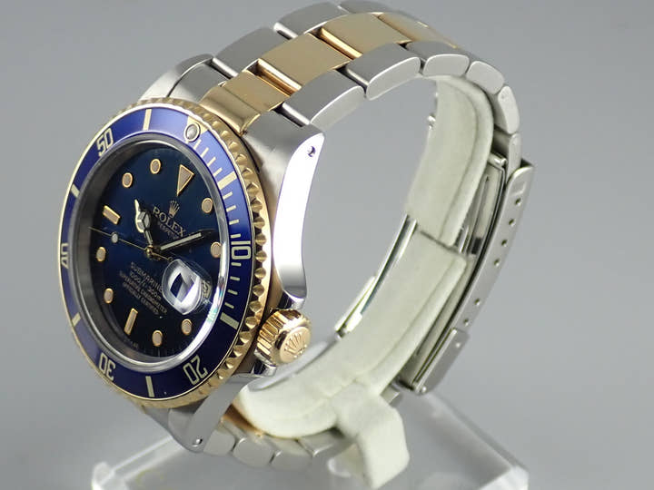 ロレックス サブマリーナー Ref.16803 ブルー文字盤 中古 submariner-344