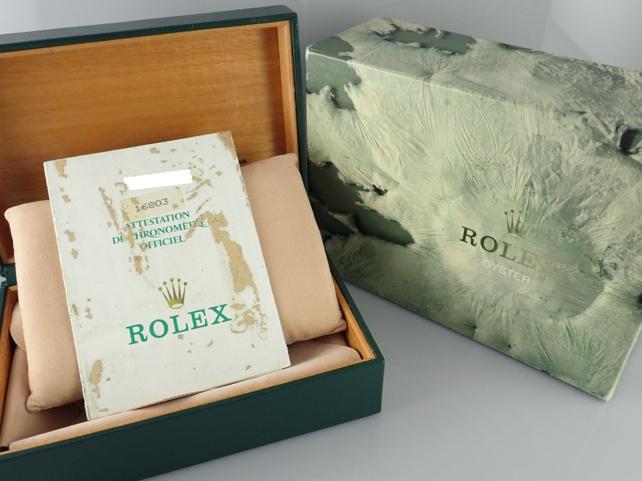 Rolex Submariner combination model blue sub &lt;warranty card and box&gt;