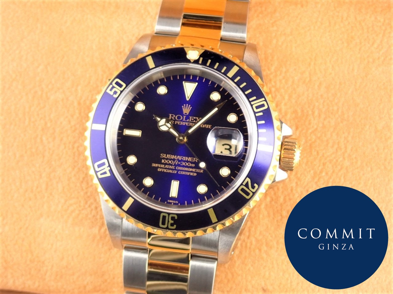 Rolex Submariner combination model blue sub A serial