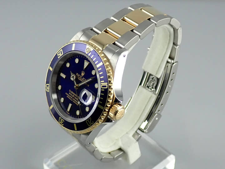 ロレックス サブマリーナー Ref.16613 ブルー文字盤 中古 submariner-359