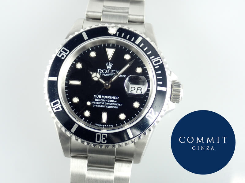 ロレックス サブマリーナー Ref.16610 ブラック文字盤 中古 submariner-361