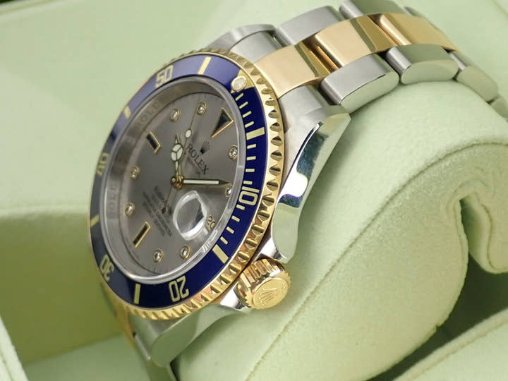 ロレックス サブマリーナー Ref.16613SG グレー文字盤 中古 submariner-367