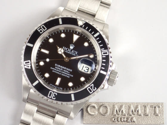 ロレックス サブマリーナー Ref.16610 ブラック文字盤 中古 submariner-36
