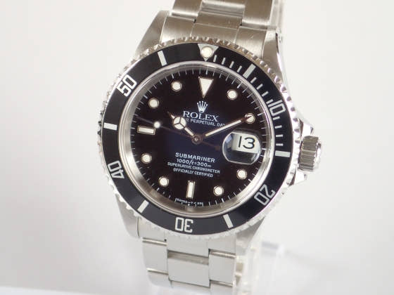 ロレックス サブマリーナー Ref.16610 ブラック文字盤 中古 submariner-36