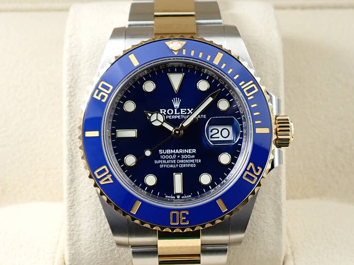 ロレックス サブマリーナー デイト Ref.126613LB ステンレススチール/イエローゴールド ブルー文字盤