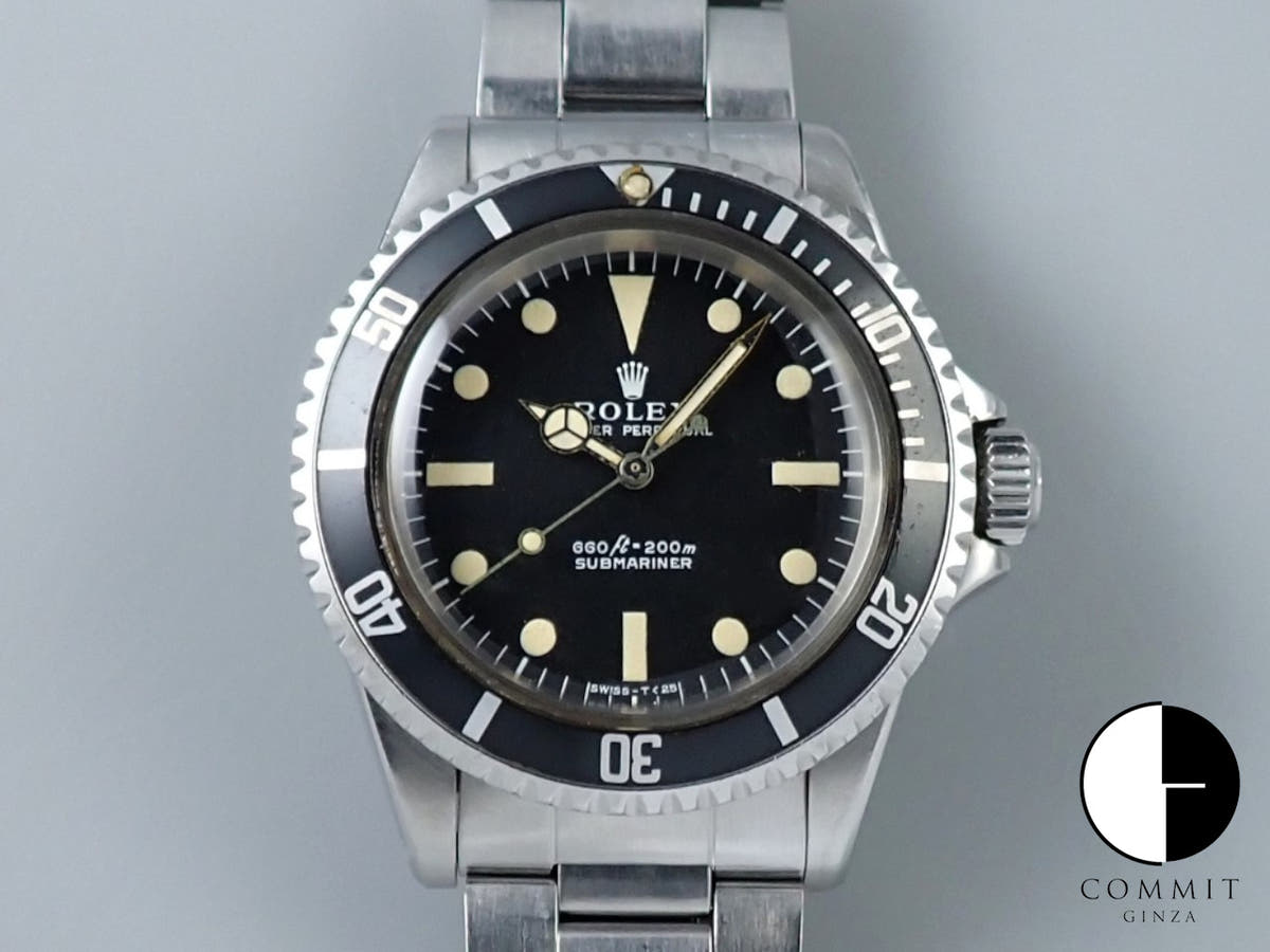 ロレックス サブマリーナー Ref.5513 ブラック文字盤 中古 83Y2R31P