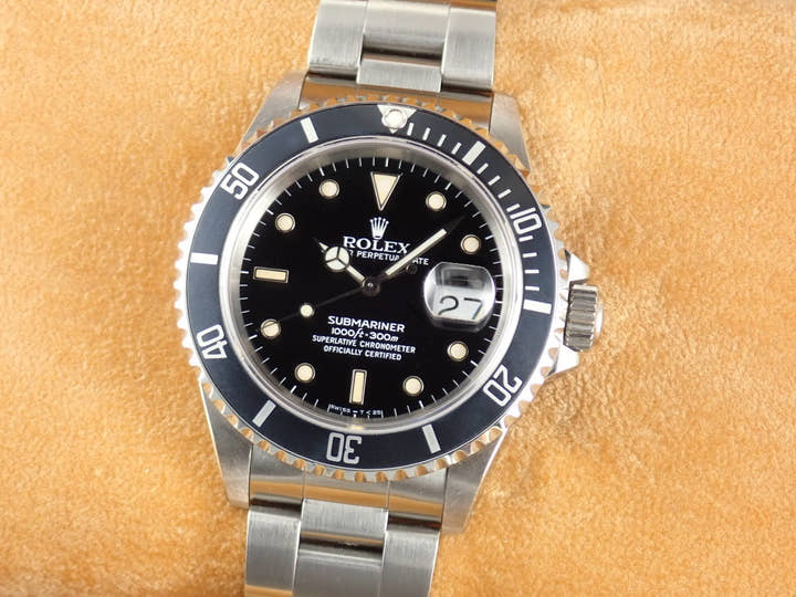 ロレックス サブマリーナー Ref.16610 ブラック文字盤 中古 submariner-385