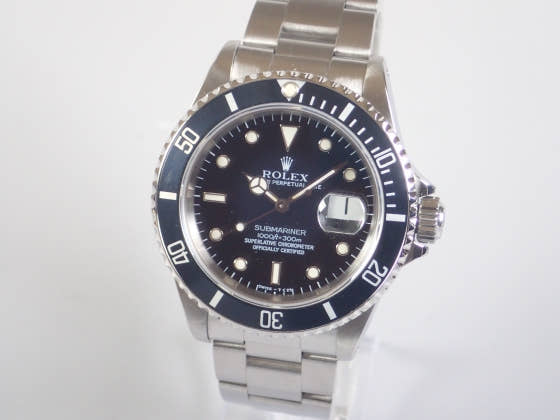 ロレックス サブマリーナー Ref.16610 ブラック文字盤 中古 submariner-38