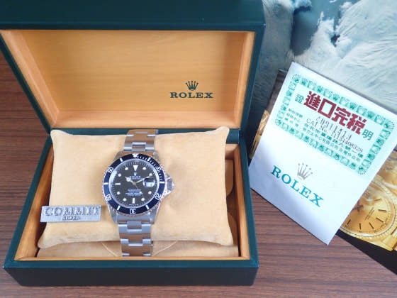 ロレックス サブマリーナー Ref.16610 ブラック文字盤 中古 submariner-38
