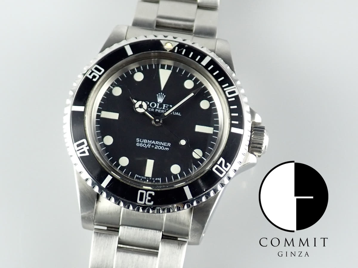 ロレックス サブマリーナー Ref.5513 ブラック文字盤 中古 submariner-394