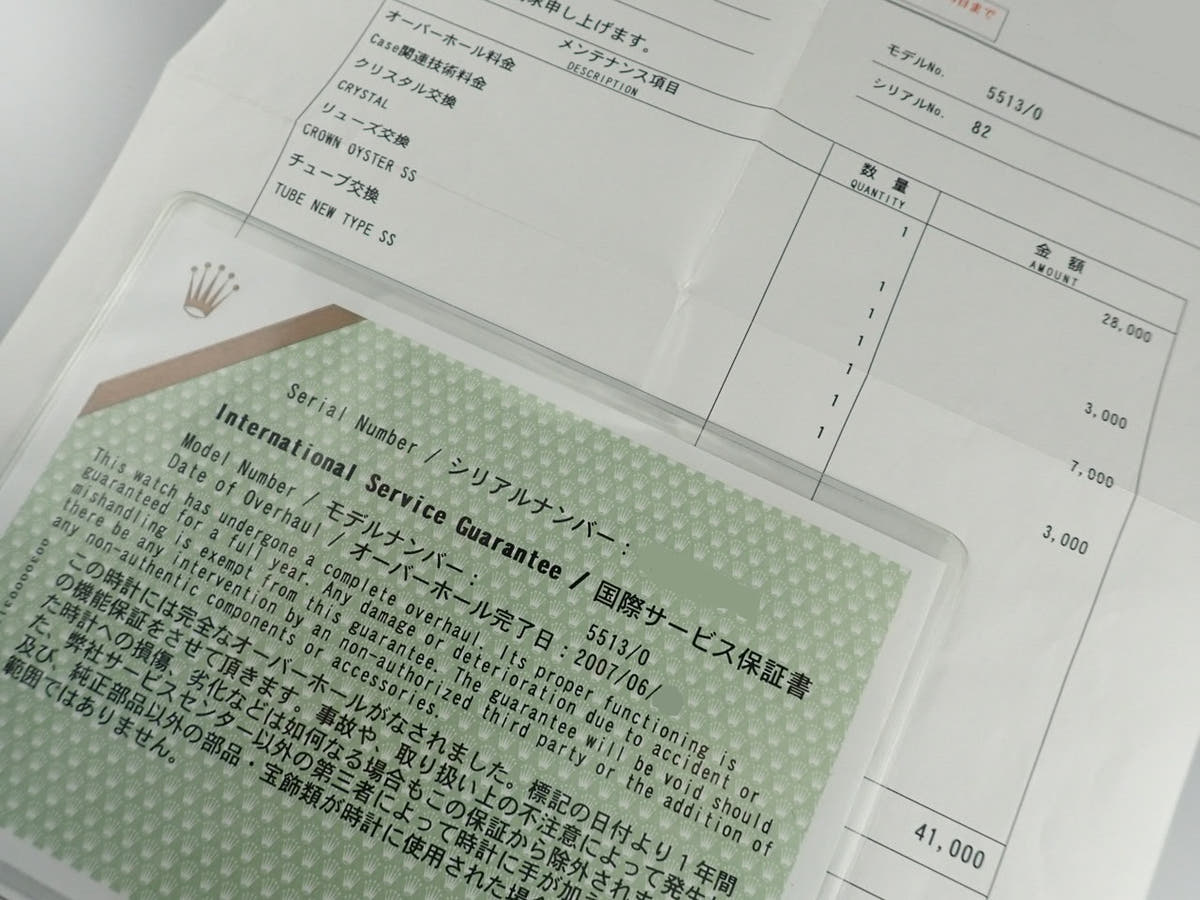 ロレックス サブマリーナー Ref.5513 ブラック文字盤 中古 submariner-394