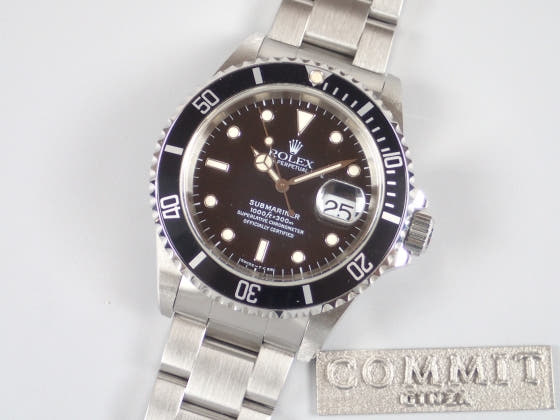 ロレックス サブマリーナー Ref.16610 ブラック文字盤 中古 submariner-39