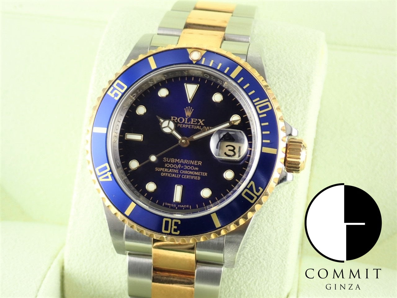 Rolex Submariner combination model blue sub M serial number &lt;Box&gt;