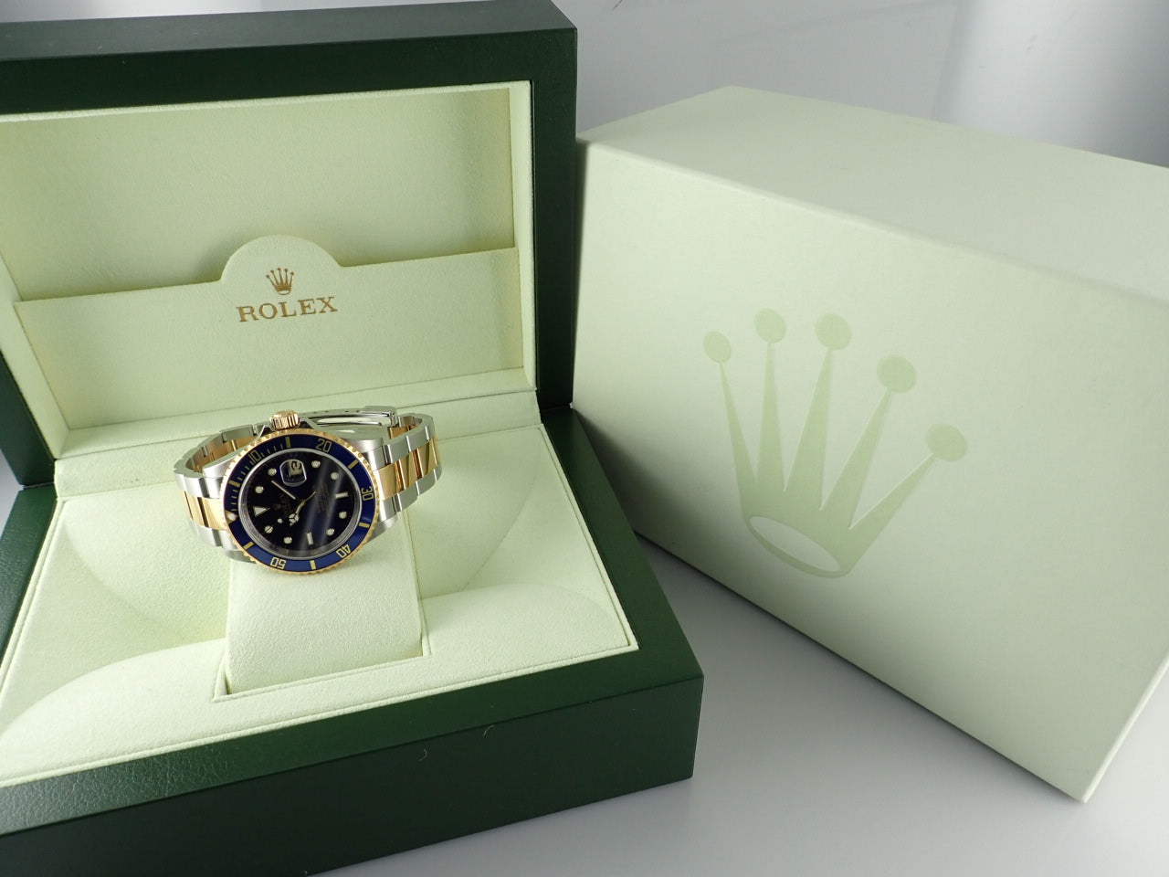 Rolex Submariner combination model blue sub M serial number &lt;Box&gt;