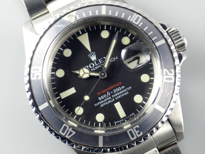 ロレックス サブマリーナー Ref.1680 ブラック文字盤 中古 submariner-407