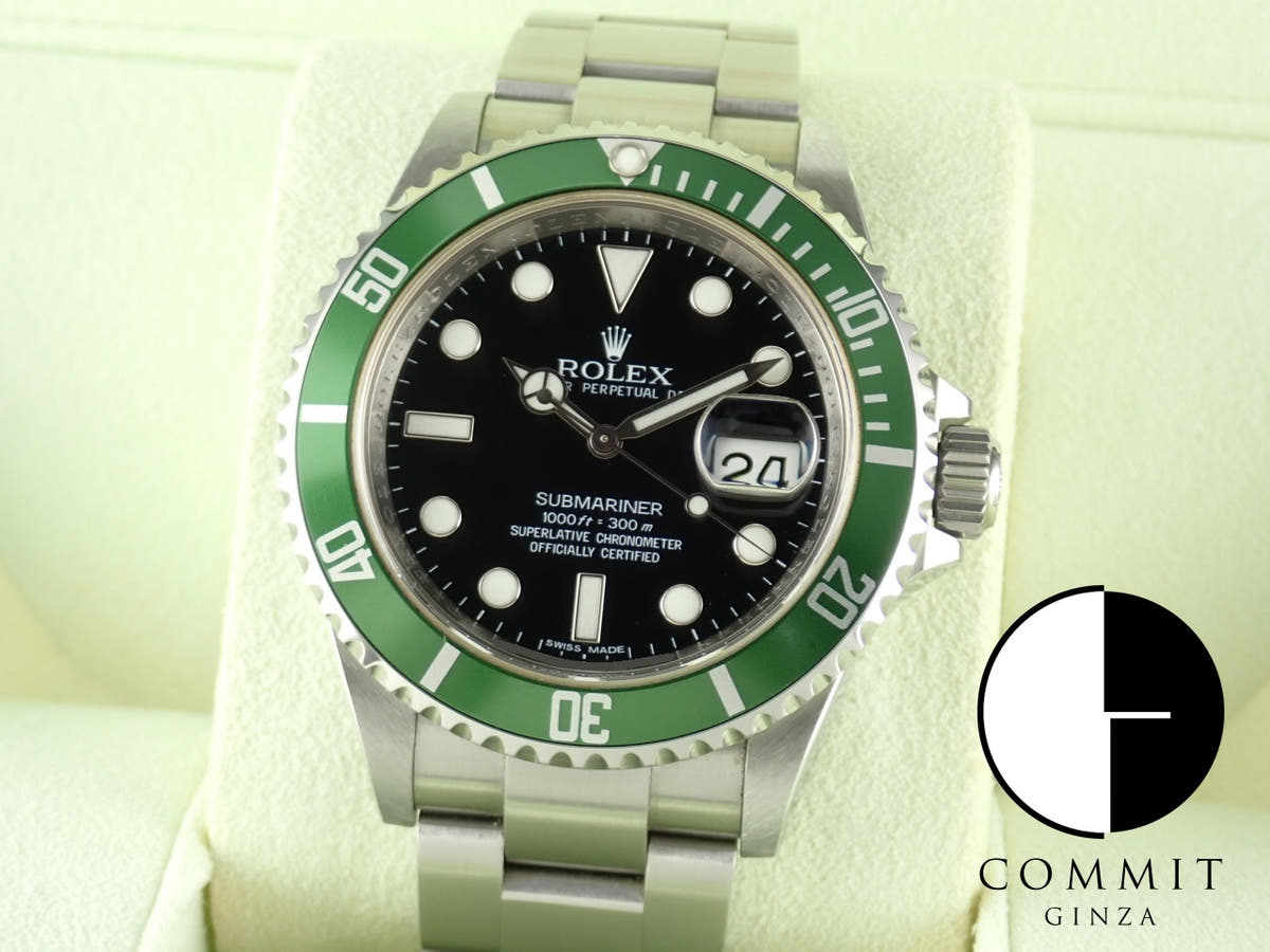ロレックス サブマリーナー Ref.16610LV ブラック文字盤 中古 submariner-408