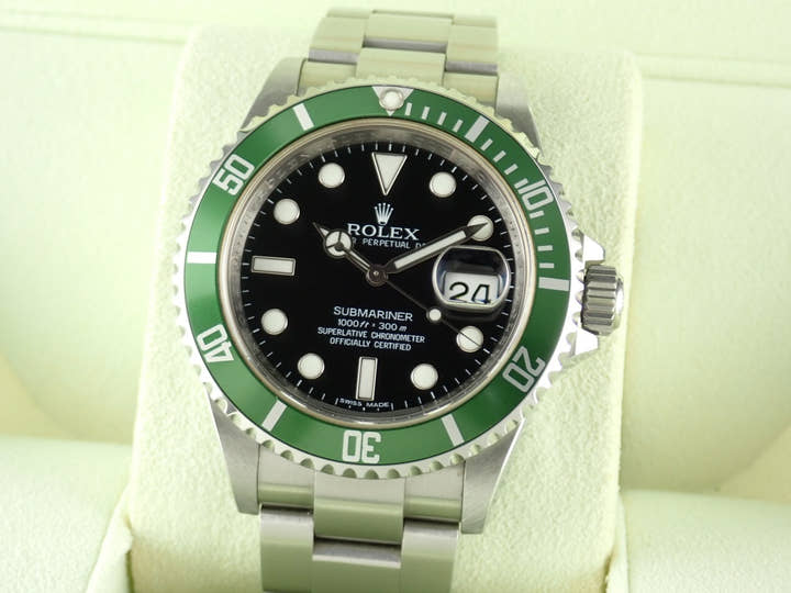 ロレックス サブマリーナー Ref.16610LV ブラック文字盤 中古 submariner-408