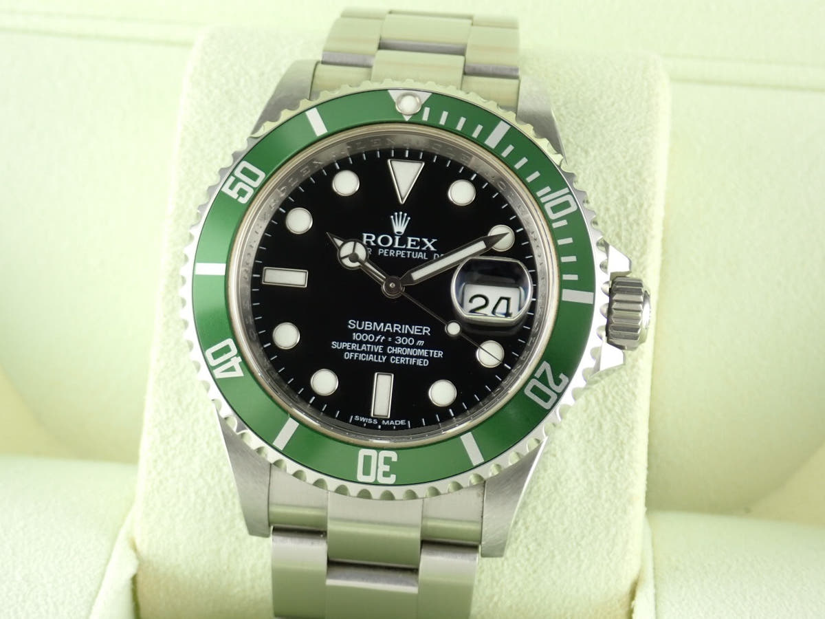 ロレックス サブマリーナー Ref.16610LV ブラック文字盤 中古 submariner-408
