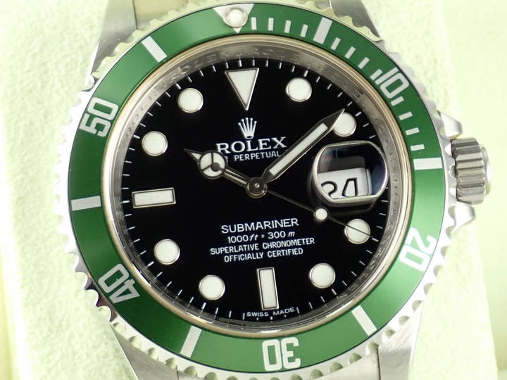 ロレックス サブマリーナー Ref.16610LV ブラック文字盤 中古 submariner-408