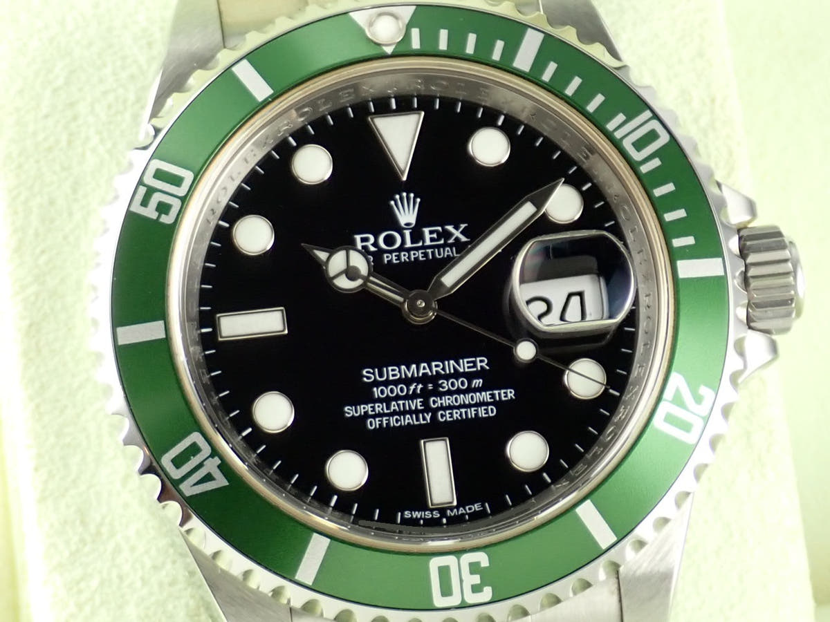 ロレックス サブマリーナー Ref.16610LV ブラック文字盤 中古 submariner-408