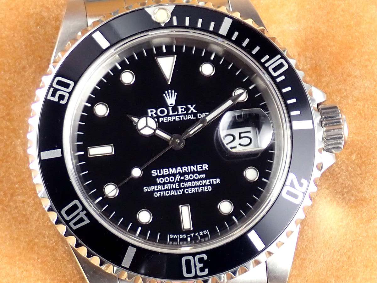 ロレックス サブマリーナー Ref.16610 ブラック文字盤 中古 submariner-411-2