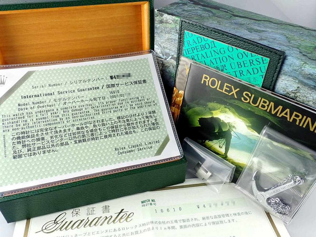 ロレックス サブマリーナー Ref.16610 ブラック文字盤 中古 submariner-411-2