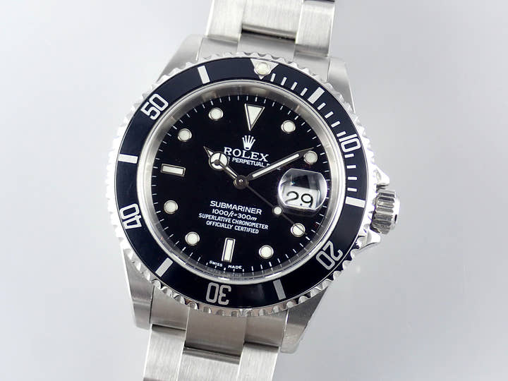 ロレックス サブマリーナー Ref.16610 ブラック文字盤 中古 submariner-412