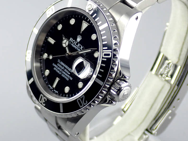 ロレックス サブマリーナー Ref.16610 ブラック文字盤 中古 submariner-412