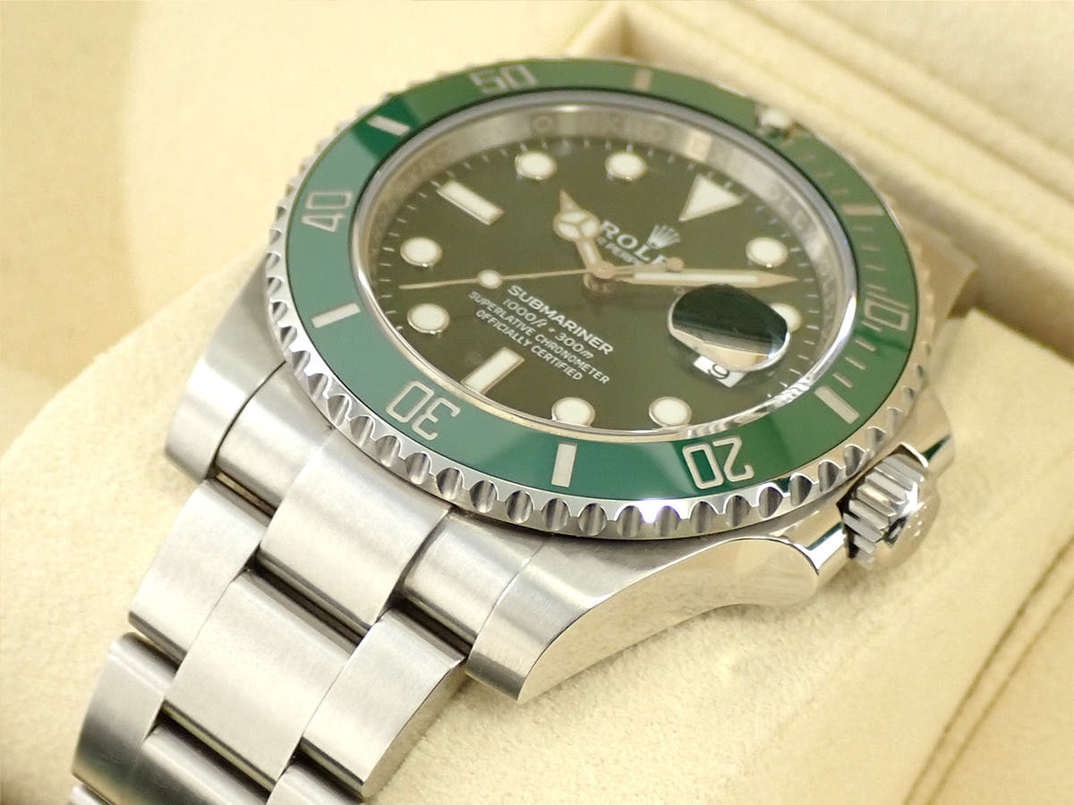 ロレックス サブマリーナー デイト Ref.116610LV グリーン文字盤 中古 A862ZZRR