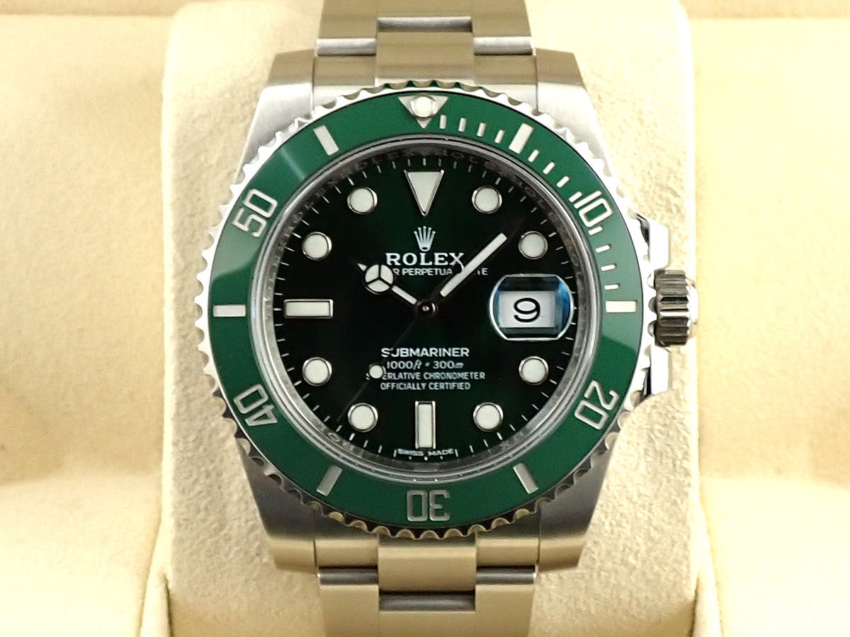 ロレックス サブマリーナー デイト Ref.116610LV グリーン文字盤 中古 A862ZZRR