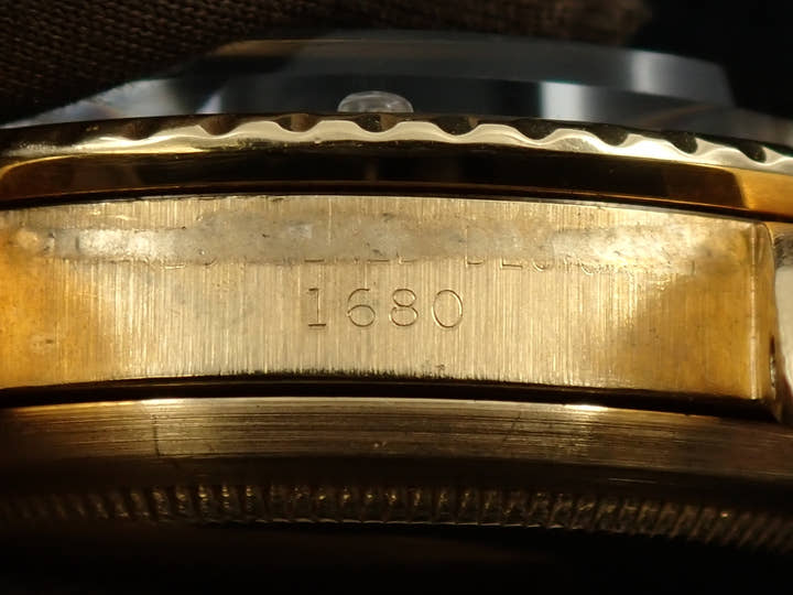 ロレックス サブマリーナー デイト Ref.1680/8 イエローゴールド ブラウン文字盤 オイスターブレスレット