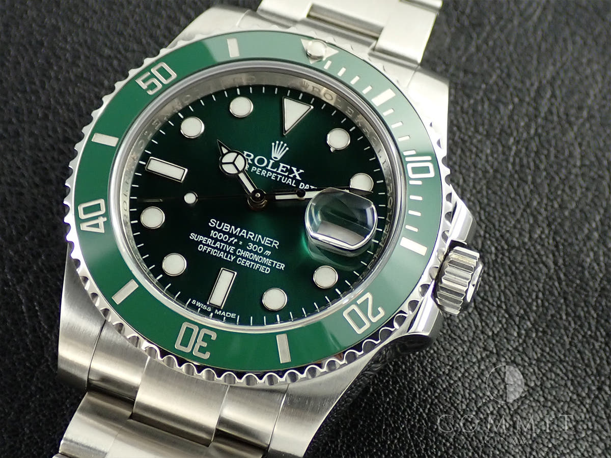 ロレックス サブマリーナー デイト Ref.116610LV グリーン文字盤 中古 14947M95