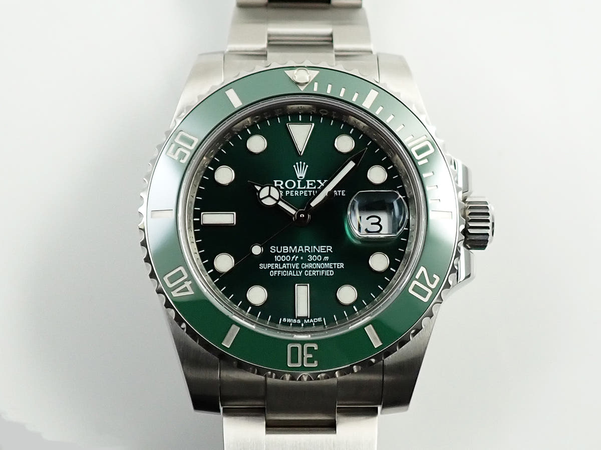 ロレックス サブマリーナー デイト Ref.116610LV グリーン文字盤 中古 14947M95