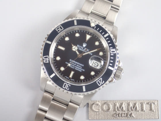 ロレックス サブマリーナー Ref.16610 ブラック文字盤 中古 submariner-41