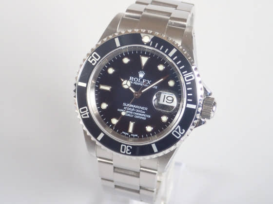 ロレックス サブマリーナー Ref.16610 ブラック文字盤 中古 submariner-41
