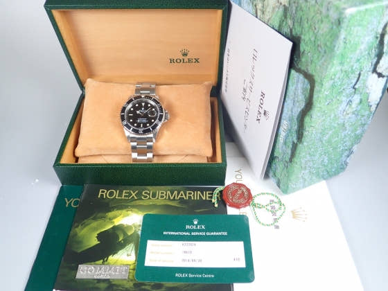 ロレックス サブマリーナー Ref.16610 ブラック文字盤 中古 submariner-41