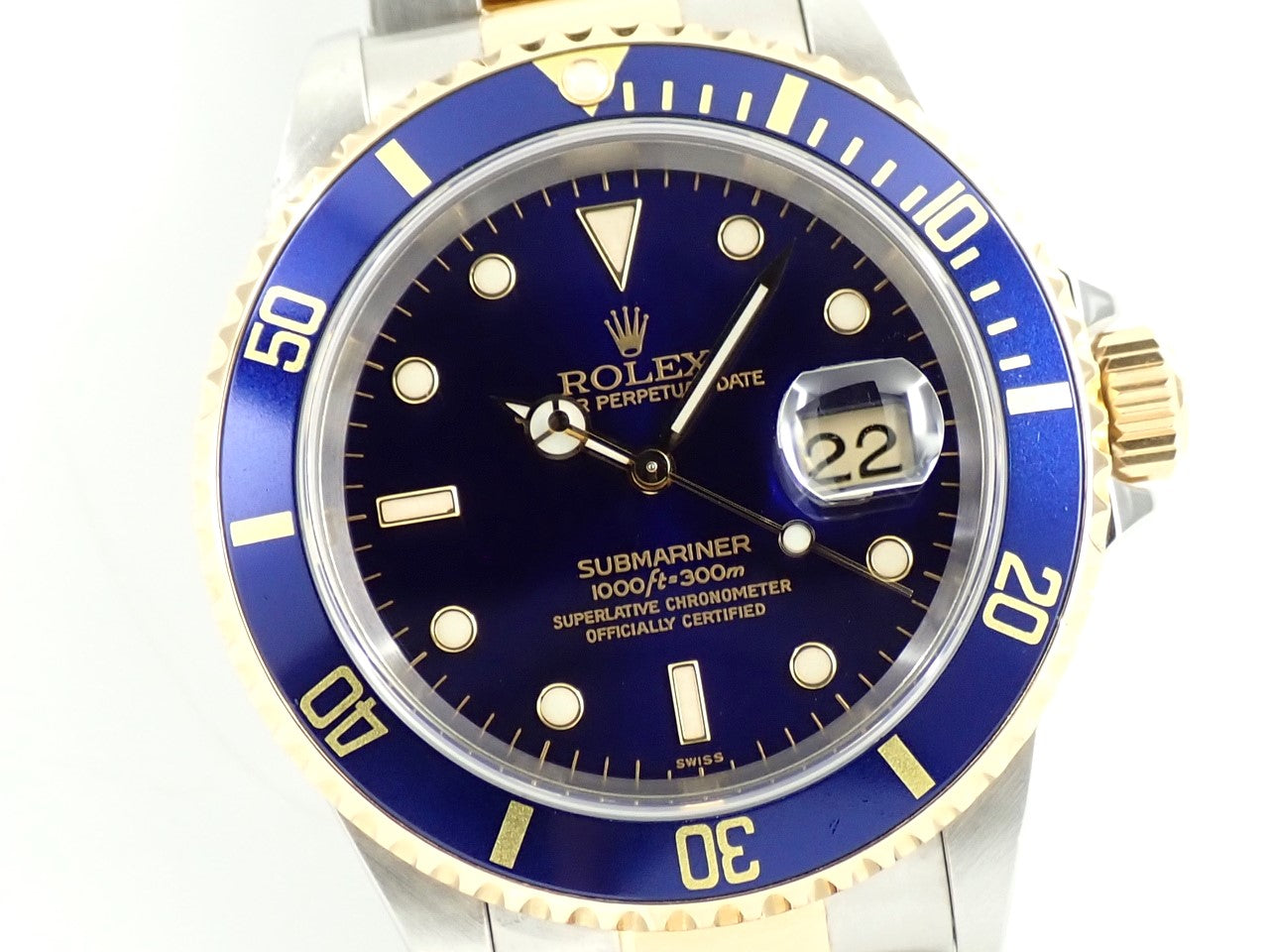 Rolex Submariner Date Ref.16613 SS/YG Blue Dial